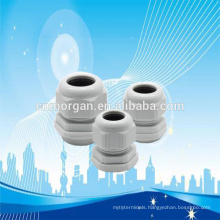 IP68 water-proof nylon66 white cable glands connector with UL94V-2 , flat washer ,CE approval